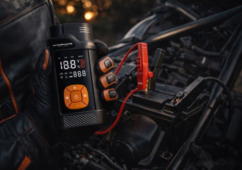 Interphone Smart Air Pump 6KJ | USB Powebank | Jumpstarter